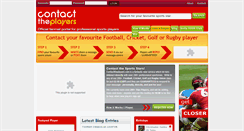 Desktop Screenshot of contacttheplayers.com